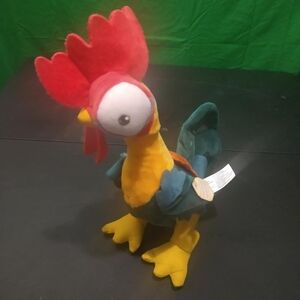 Disney Animatronic Hei Hei the Chicken from Moana Walks and Clucks.